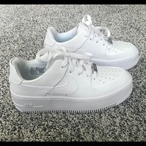 NEW White Nike Air Force 1 Sage Low size 5.5